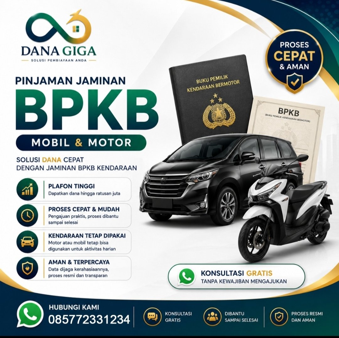 Pembiayaan Jaminan BPKB Dana Giga